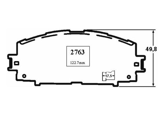 KIT PASTILLAS DE FRENO-YARIS 1300 2NZFE NCP130 SPOR - (2012 - 0000)