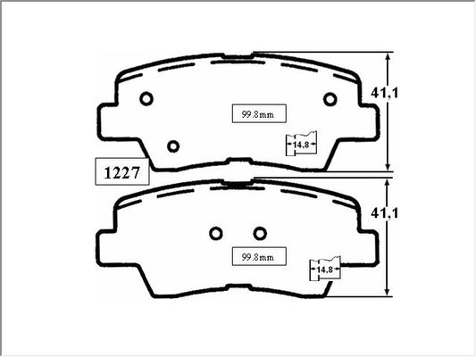 KIT PASTILLAS DE FRENO-OPTIMA 2400 G4KE DOHC MPI - (2011 - 2014)