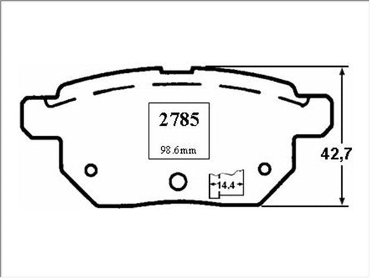 KIT PASTILLAS DE FRENO-URBAN CRUISER 1300 1NRFE - (2010 - 0000)
