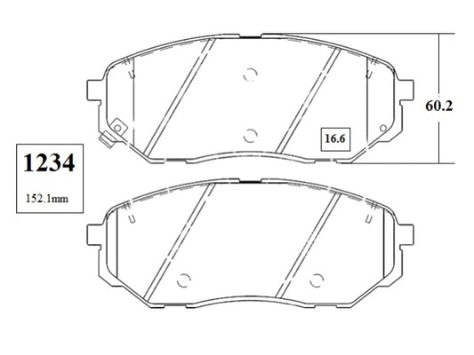 KIT PASTILLAS DE FRENO-SORENTO 2400 G4KE DOHC MPI - (2010 - 2017)