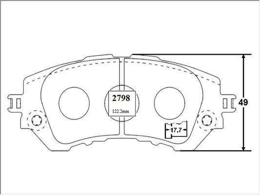 KIT PASTILLAS DE FRENO-YARIS 1500 1NZFE NCP150 DOHC - (2014 - 0000)