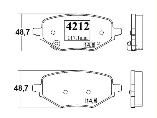 KIT PASTILLAS DE FRENO-CAPTIVA 1500 LL5 - (2019 - 0000)