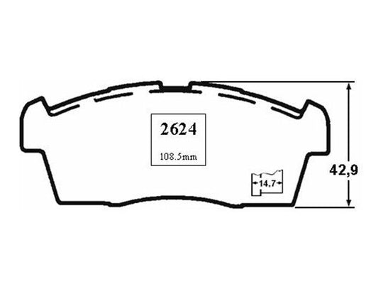 KIT PASTILLAS DE FRENO-ALTO 800 F8D GL2 SOHC - (2013 - 0000)