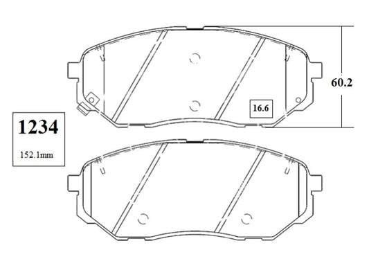 KIT PASTILLAS DE FRENO-SORENTO 2400 G4KE DOHC MPI - (2010 - 2017)
