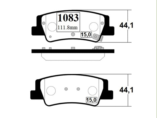 KIT PASTILLAS DE FRENO-SPORTAGE ALL NEW 2000 D4HA - (2016 - 0000)