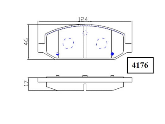 KIT PASTILLAS DE FRENO-SAIL 1400 LCU F14D - (2010 - 2017)