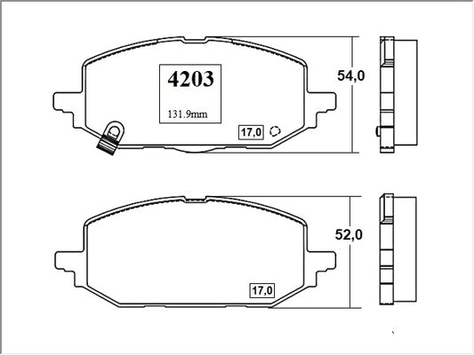 KIT PASTILLAS DE FRENO-ONIX 1200 TURBO - (2020 - 0000)
