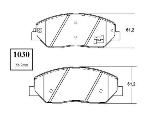 KIT PASTILLAS DE FRENO-SORENTO 2000 CRDI 4WD - (2012 - 2014)