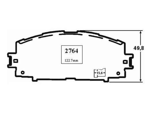 KIT PASTILLAS DE FRENO-PRIUS 1500 1NZFXE DOHC NHP10 - (2012 - 0000)
