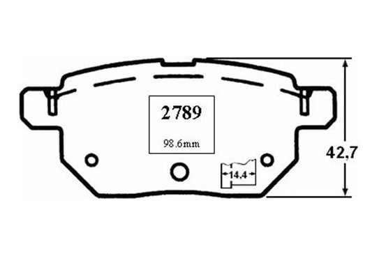 KIT PASTILLAS DE FRENO-PRIUS 1800 2ZRFXE DOHC - (2010 - 2014)