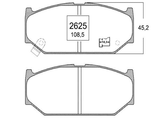 KIT PASTILLAS DE FRENO-SWIFT 1200 K12M - (2012 - 0000)