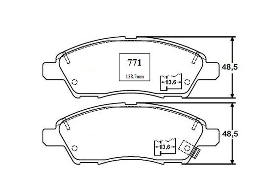 KIT PASTILLAS DE FRENO-YARIS 1500  XXXX - (2023 - 0000)