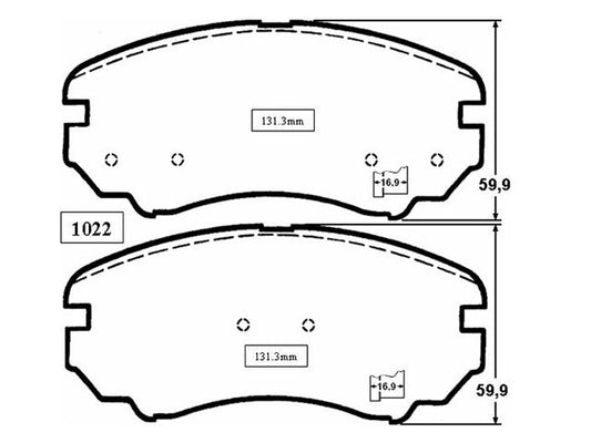 KIT PASTILLAS DE FRENO-SOUL 1600 G4FG DOHC MPI - (2012 - 2019)