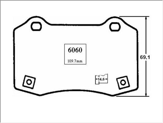 KIT PASTILLAS DE FRENO -CAMARO 6200 376 V8 SOHC - (2010 - 2015)