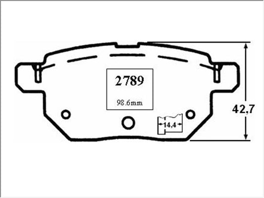 KIT PASTILLAS DE FRENO-PRIUS 1800 2ZRFXE DOHC - (2010 - 2014)
