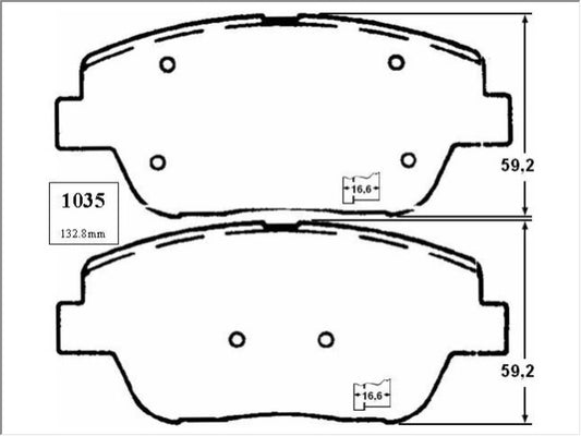 KIT PASTILLAS DE FRENO-SONATA 2000 G4KA NF DOHC - (2006 - 2008)