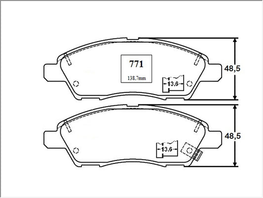 KIT PASTILLAS DE FRENO-YARIS 1500  XXXX - (2023 - 0000)