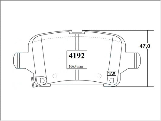 KIT PASTILLAS DE FRENO-CRUZE 1400 1HS BJ69 16 VALV - (2017 - 2020)