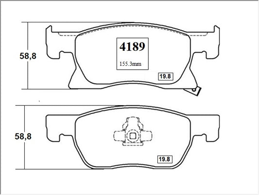 KIT PASTILLAS DE FRENO-CRUZE 1400 1HS BJ69 16 VALV - (2017 - 2020)