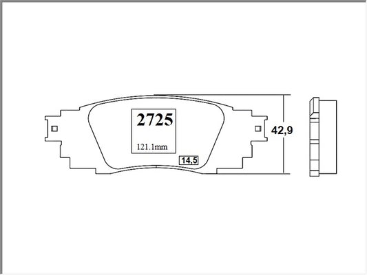 KIT PASTILLAS DE FRENO-RAV4 2500 2ARFE DOHC ASA42 - (2013 - 0000)