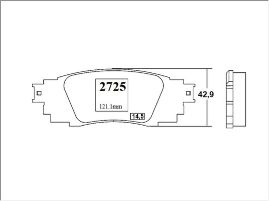KIT PASTILLAS DE FRENO-RAV4 2500 2ARFE DOHC ASA42 - (2013 - 0000)