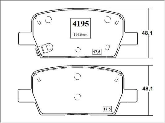 KIT PASTILLAS DE FRENO -CAMARO 3600 217 V6 DOHC - (2010 - 2015)